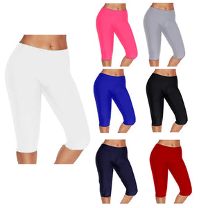 Cintura elástica ciclismo esportes shorts mulheres calças de yoga secagem rápida 3/4 correndo calças femininas leggings calças de fitness 2024