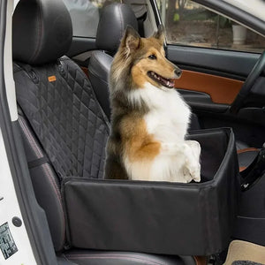 Cão assento de carro à prova dwaterproof água rede transportadora viagem ao ar livre seguro gato resistente ao desgaste capa cesta cães de estimação acessórios carros universais