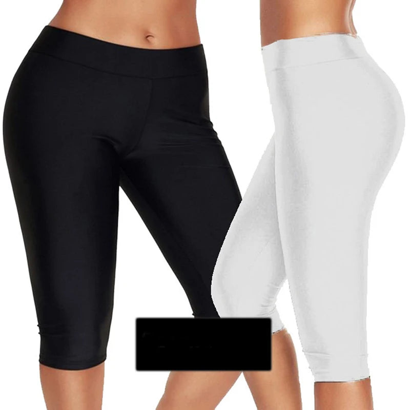 Cintura elástica ciclismo esportes shorts mulheres calças de yoga secagem rápida 3/4 correndo calças femininas leggings calças de fitness 2024