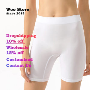 Woo Store Women's Panties Every Day Underwear Shapers Boyshorts Super Elasticity Safety Panty Seamless Underpants Plus Size