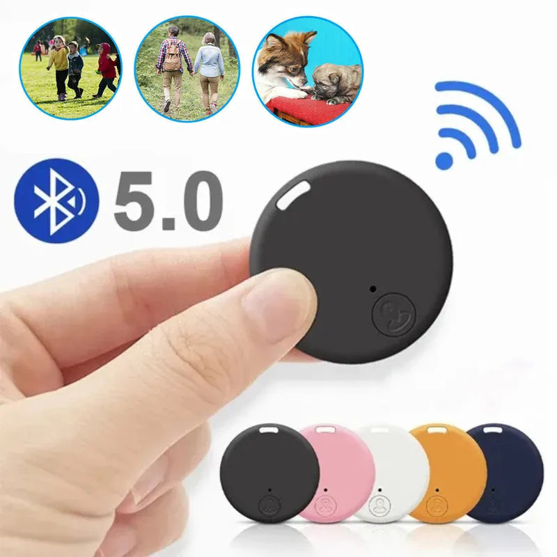 Mini rastreador gps bluetooth 5.0, dispositivo antiperda para animais de estimação, bolsa para crianças, rastreamento de carteira para ios/android, acessórios de localizador inteligente